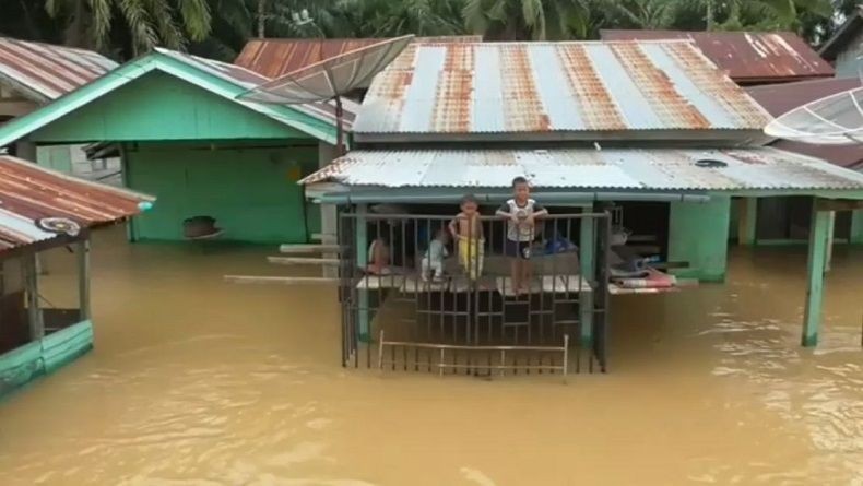 Sungai Citanduy Meluap, 34 Rumah Warga di Pangandaran Terendam Banjir