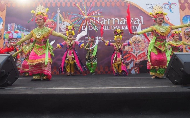 Beberapa Panggung Jakarnaval Telah Berdiri Sabtu Pagi