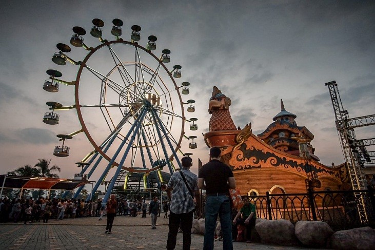 Taman Rekreasi Terbesar di Jateng Resmi Dibuka, Yuk Kunjungi Saloka Theme Park