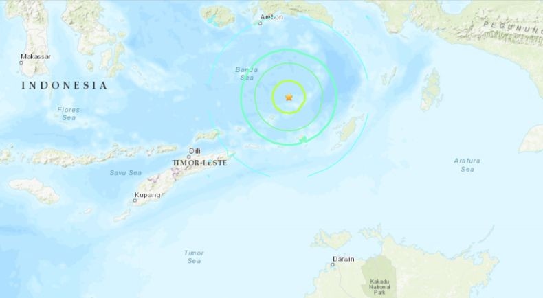 Gempa Magnitudo 7,5 di Laut Banda Bikin Warga Australia dan Timor Leste Panik