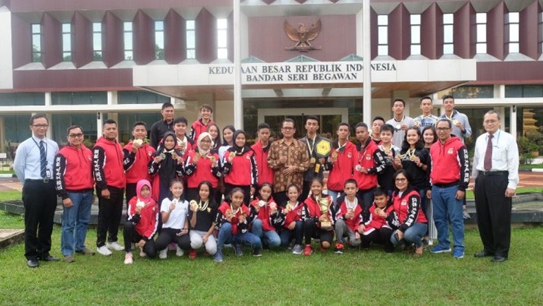 Indonesia Sabet Juara Umum Kejuaraan Karate Internasional di Brunei