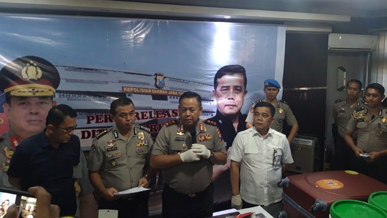 Sabu 11,5 Kg asal Malaysia yang Diamankan Polda Jatim Akan Diedarkan ke Madura