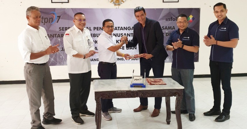 Infokom Elektrindo Dukung Bisnis PTPN VII Lewat Internet Berkecepatan Tinggi