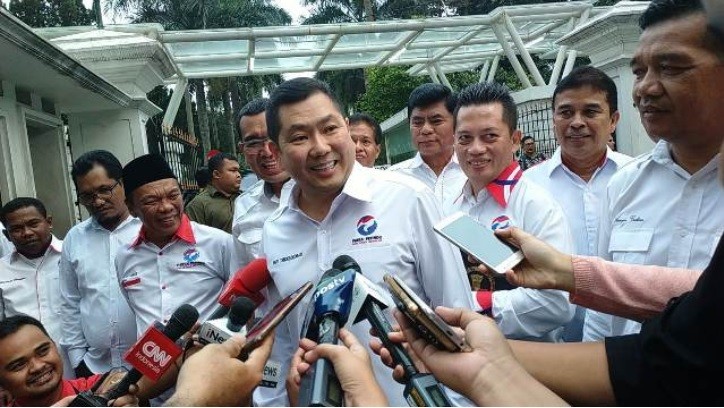 Tak Bahas soal Menteri, HT Pastikan Perindo Dukung Semua Program Jokowi