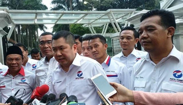 HT Ajak Angela Tanoesoedibjo dan 40 Petinggi Perindo saat Bertemu Jokowi