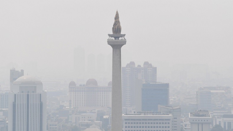 Udara Jakarta Jumat Pagi Sangat Tidak Sehat