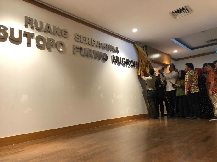 BNPB Resmikan Aula Serba Guna Dr Sutopo Purwo Nugroho