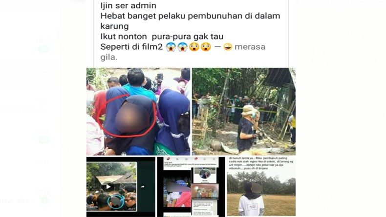Sebelum Ditangkap, 1 Pelaku Ikut Saksikan Olah TKP Kasus Mayat Dalam Karung