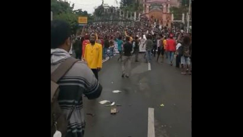 Api Mulai Padam, Aula Depan Gedung DPRD Hangus Terbakar