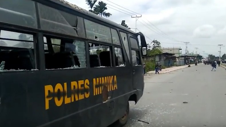 Polisi Tangkap 20 Orang Perusuh Aksi Unjuk Rasa Antirasisme di Mimika