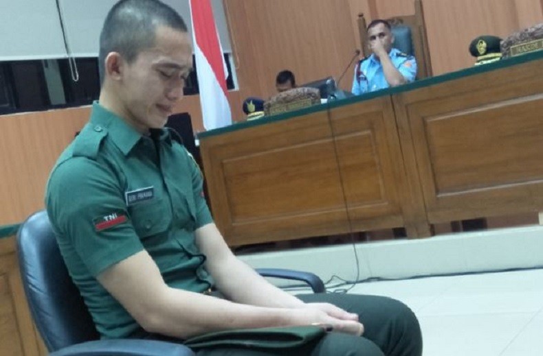 Oditur Militer Tolak Pleidoi Prada Deri Terdakwa Pemutilasi Pacar, Ini Alasannya