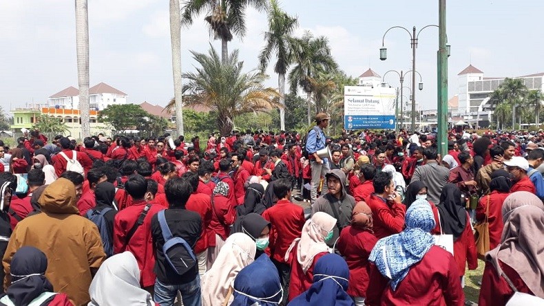 Aksi Gejayan Memanggil, Ratusan Mahasiswa di Yogyakarta Mulai Tinggalkan Kampus