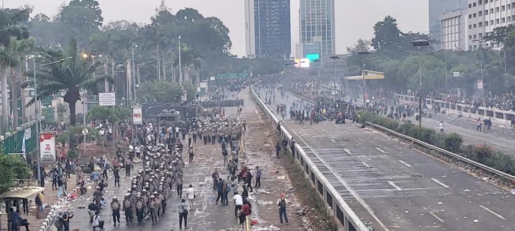 Sempat Ditahan, 56 Mahasiswa Pendemo Dipulangkan ke Kampus