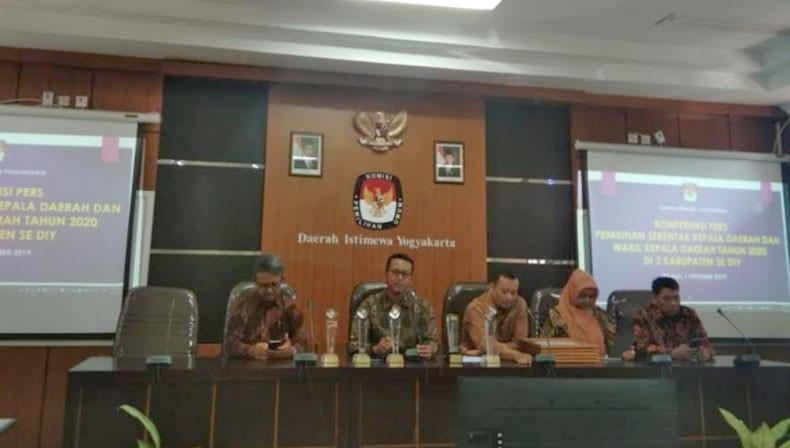 KPU DIY Terima Pendaftaran 826 Bacaleg dari 18 Parpol