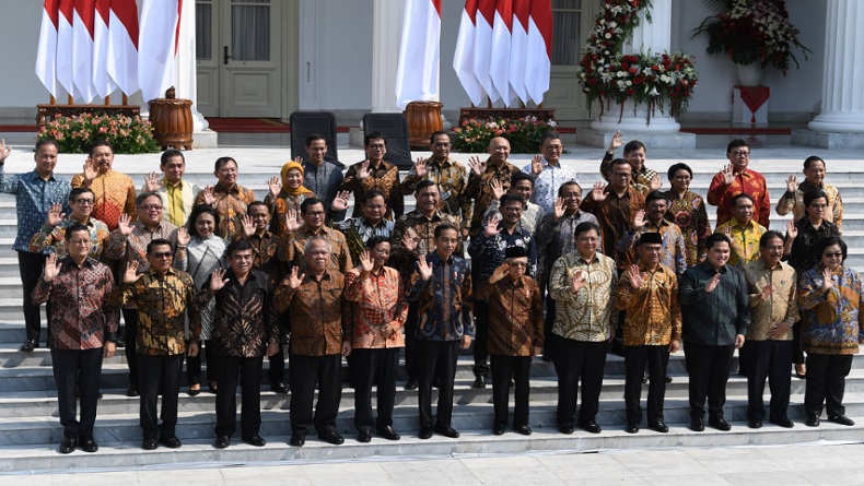 Survei: Prabowo hingga Jaksa Agung Menteri Berkinerja Memuaskan