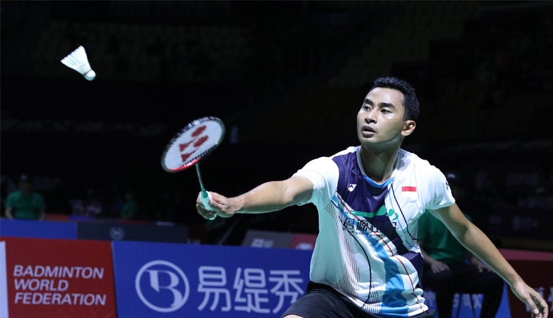 Hasil Hylo Open 2021: Melaju Mulus, Tommy Sugiarto Hajar Wakil Spanyol 2 Set Langsung
