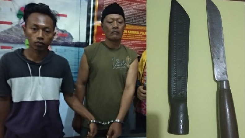 Penjaga Keamanan di Pasar Dampit Malang Dibacok Bapak dan Anak, Korban Luka-Luka