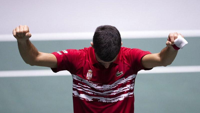 Djokovic Bantu Serbia Kalahkan Jepang di Piala Davis 2019
