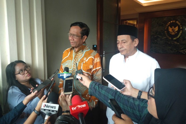 Habib Luthfi bin Yahya Bertemu Mahfud MD, Ini yang Dibahas