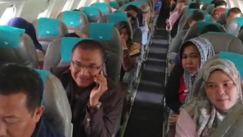 Garuda Rute Soetta Mendarat di Halim, Penumpang Emosi karena Tak Diizinkan Turun