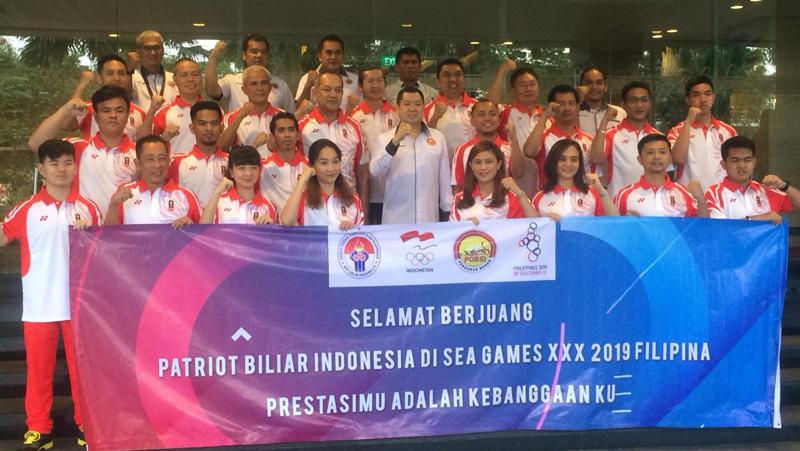 HT Lepas 17 Atlet Biliar ke SEA Games 2019