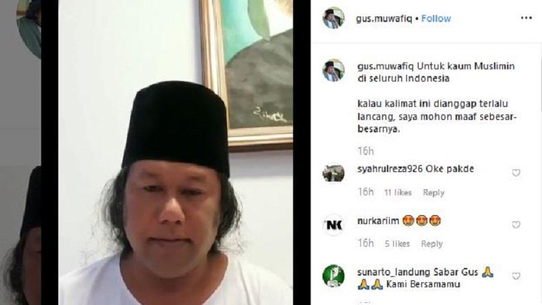 Gus Muwafiq Minta Maaf soal Ceramahnya yang Dianggap Hina Nabi Muhammad