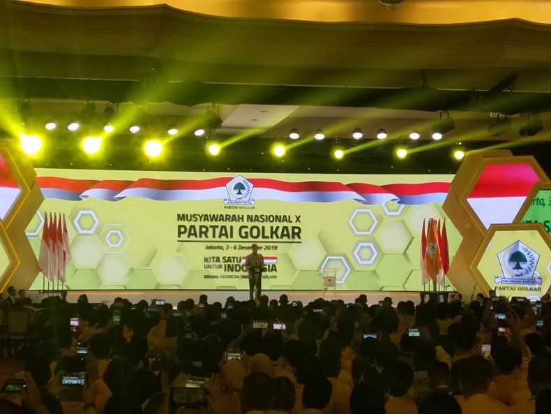 Kelakar Jokowi saat Hadir di Munas Partai Golkar: Hawanya Sejuk