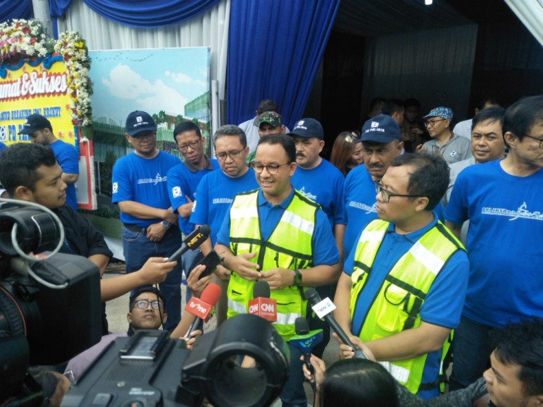 Anies Sebut 2033 Seluruh Warga Jakarta Terfasilitasi Air Bersih