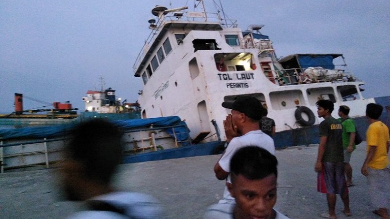 Kapal Tol Laut KM Shimpo 16 Pengangkut Semen dari Surabaya Tenggelam di Lembata NTT