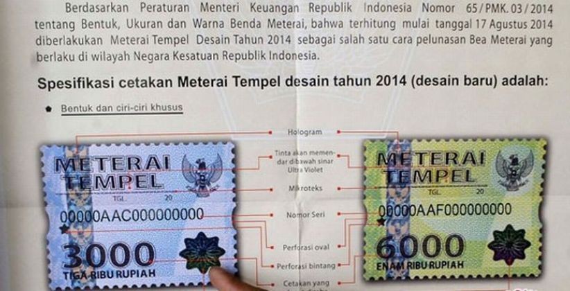 Menkeu Minta Bea Meterai Naik Jadi Rp10.000, DJP: Tarif Bisa Berubah