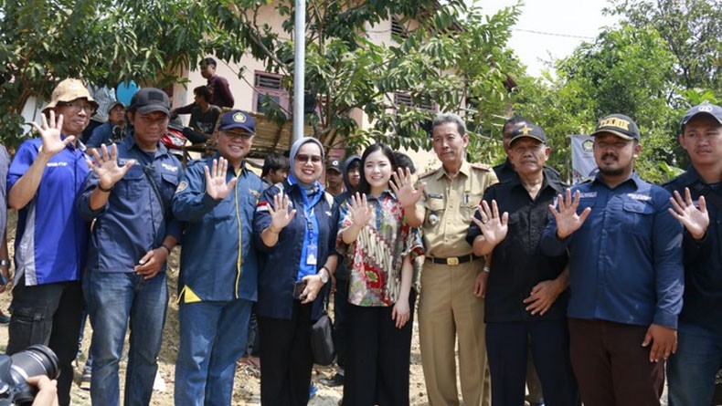 MNC Peduli dan Mahasiswa Universitas Pancasila Resmikan Infrastruktur di Bogor