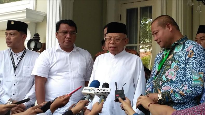 Prabowo Kunjungi Jabar, Ma'ruf Amin: Mereka Sudah Kalah