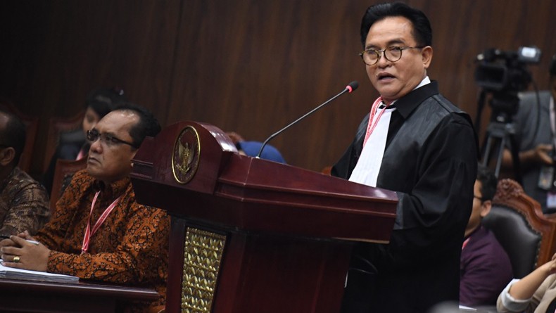 Yusril Nilai Perbaikan Permohonan Tim Hukum Prabowo-Sandi Langgar Aturan
