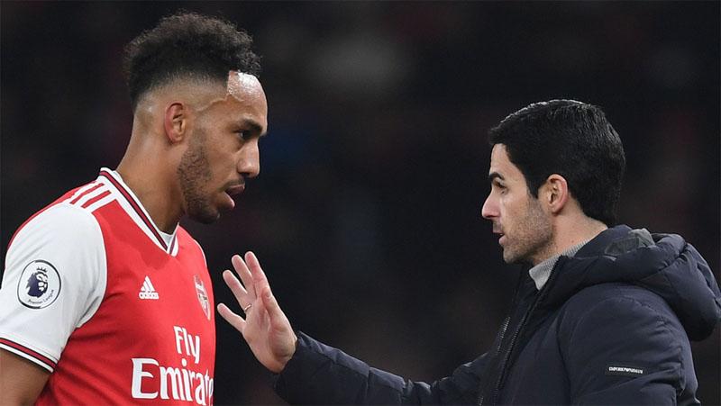 Ruang Ganti Arsenal Memanas, Aubameyang Ngambek ke Arteta