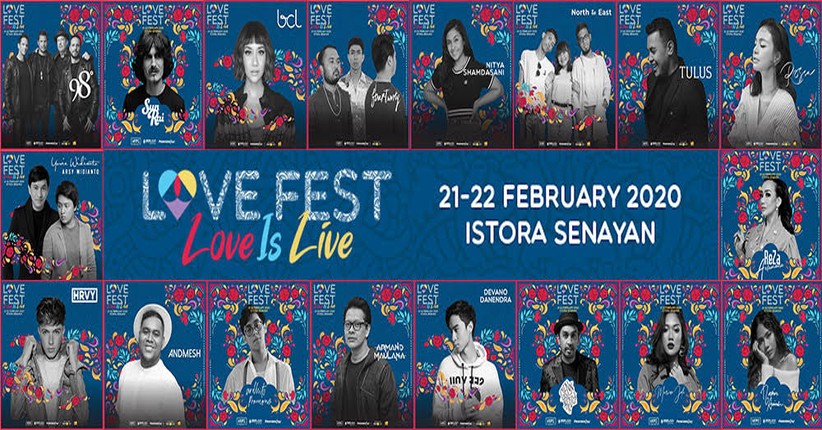 Love Fest 2020 Hadirkan 98 Degrees dan HRVY, Ini Harga Tiketnya