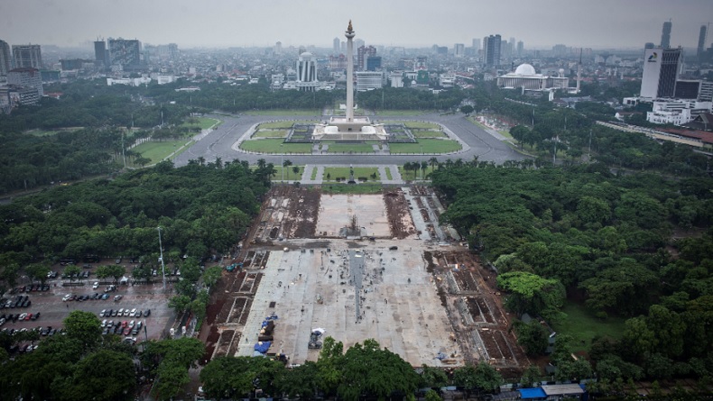 Pemprov Jakarta Ingin Revitalisasi Monas seperti Lapangan Banteng