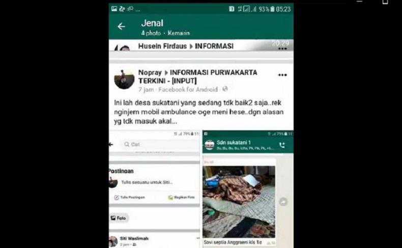 Viral Siswi SD Meninggal akibat Tak Diberi Ambulans, Ini Kata Kepala Desa Sukatani Purwakarta