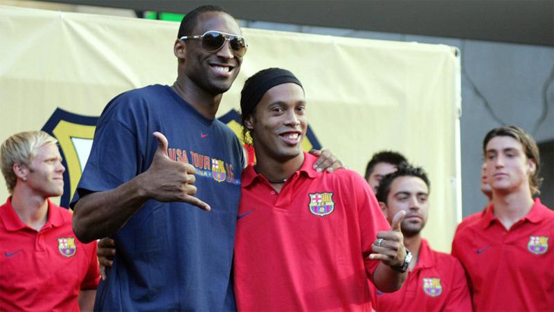 Kisah Kobe Bryant Diberitahu Ronaldinho soal Kehebatan Lionel Messi