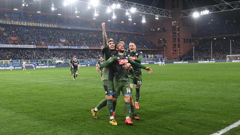 Tren Kemenangan Napoli Berlanjut di Markas Sampdoria 