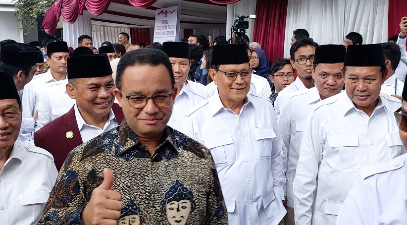 Anies Baswedan Hadiri Peringatan HUT Ke-12 Partai Gerindra