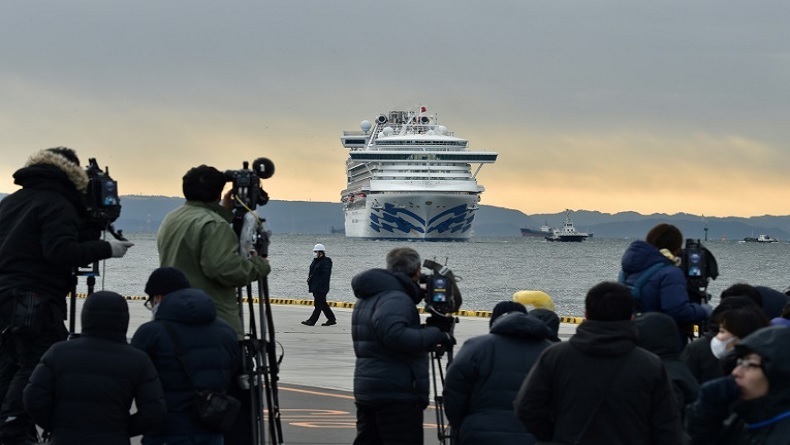 542 Penumpang dan Kru Kapal Diamond Princess di Jepang Terinfeksi Virus Korona