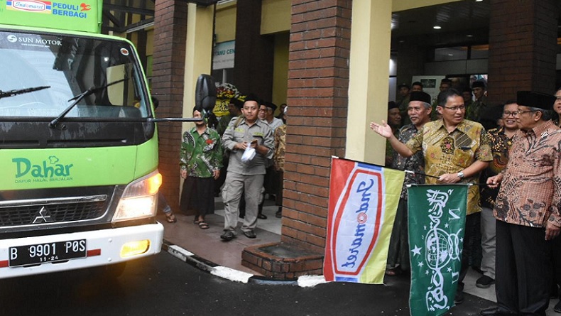 Said Aqil Lepas Mobil Dapur Halal Berjalan untuk Kemanusiaan ke Sulteng