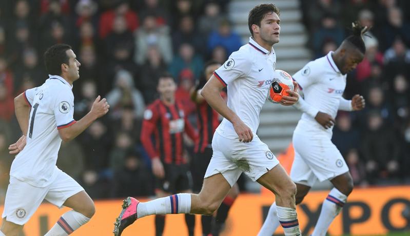 Marcos Alonso Selamatkan Chelsea dari Kekalahan