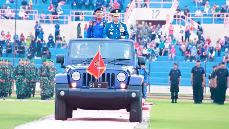 Mendagri Tito Karnavian Luncurkan Relawan RedKar Berseragam Merah Api
