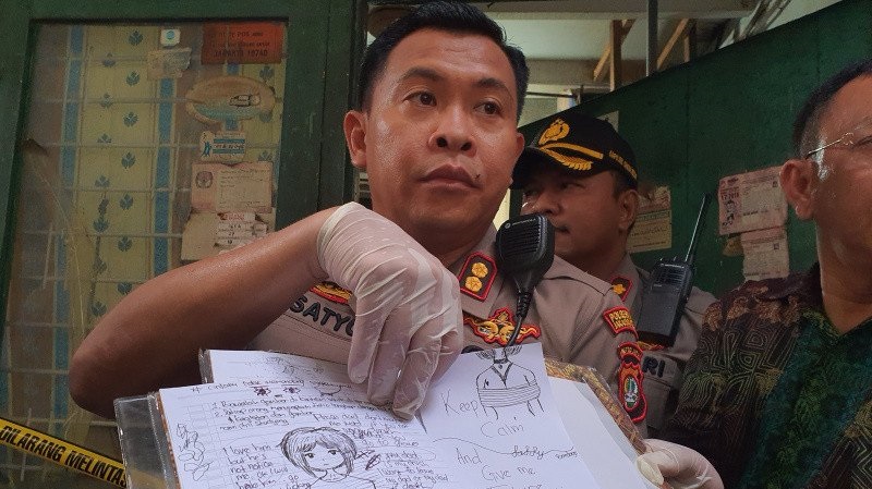 Polisi Temukan Coretan Curahan Hati Remaja Pembunuh Anak 5 Tahun di Sawah Besar
