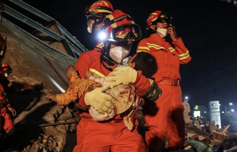 Hotel Tempat Karantina Virus Korona di China Ambruk, 4 Orang Tewas