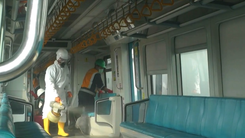 Cegah Corona, KAI Kurangi Perjalanan dan Ubah Jam Operasional LRT Palembang