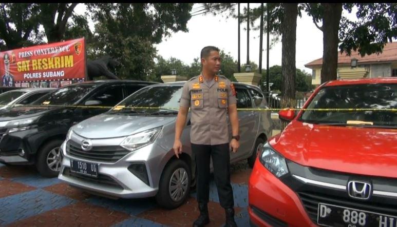 Polisi Ringkus Pelaku Penggelapan Mobil di Subang
