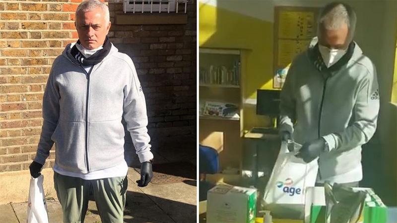 Jose Mourinho Turun Langsung Beri Bantuan ke Korban Virus Corona