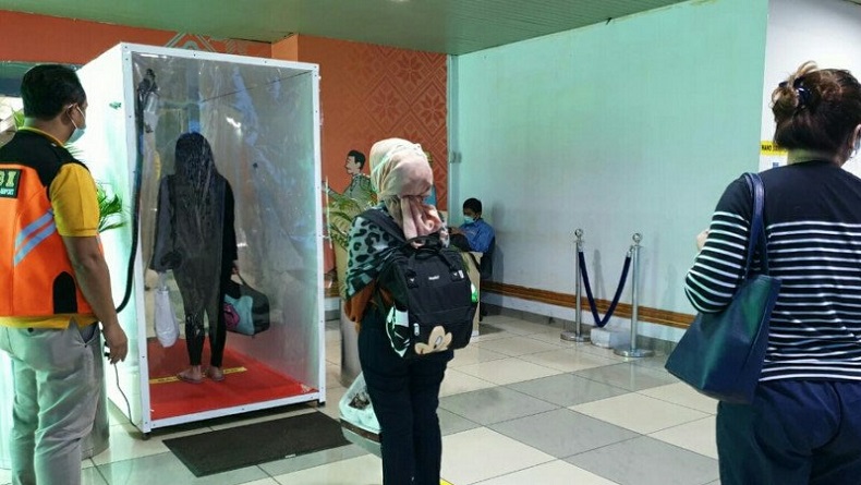 Pemkot Palembang Wajibkan Semua Kantor dan Pusat Keramaian Pasang Bilik Disinfektan